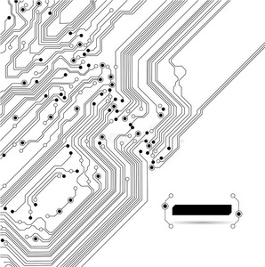 抽象电路板背景纹理