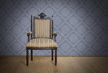 维多利亚时代的古董扶手椅