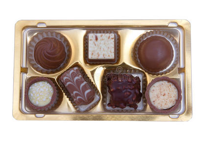 盒子里的巧克力糖，