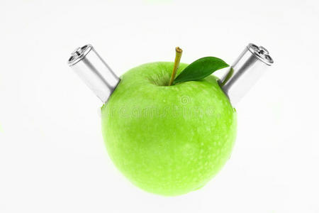 苹果v引擎绿色动力概念