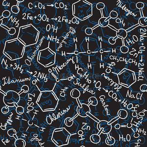 化学无缝图案