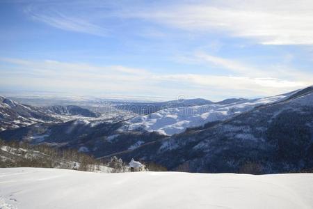 高山雪景