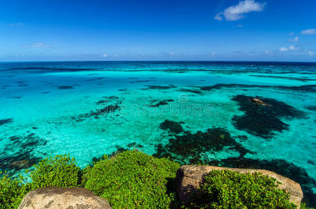 绿松石水景