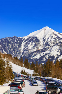 奥地利巴德加斯坦山地滑雪场