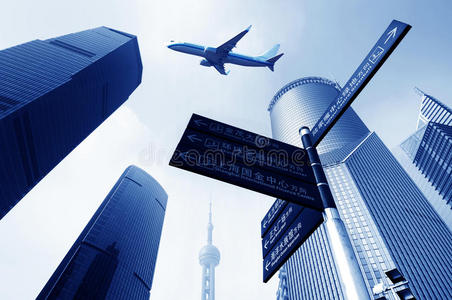 上海陆家嘴金融中心摩天大楼图片