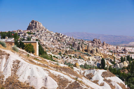 土耳其卡帕多西亚的乌齐萨尔洞穴城