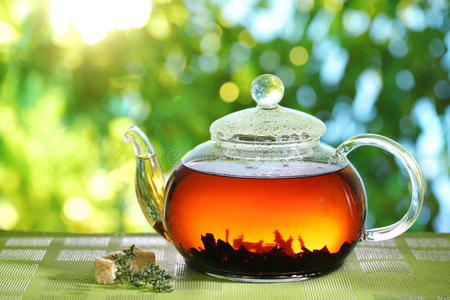 茶壶。