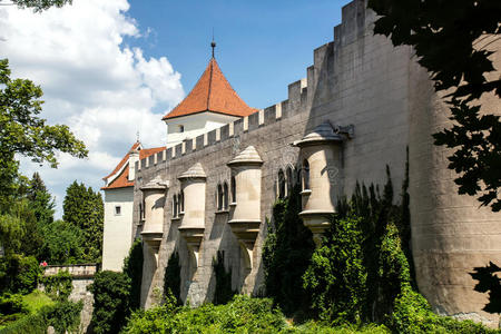 斯洛伐克博伊尼斯宏伟的古堡