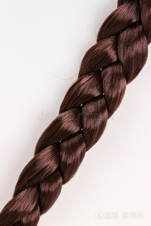 棕色发辫