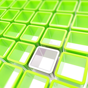 彩色立方体细胞组成的抽象背景