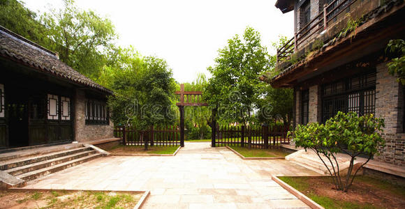 横店中国古代庭院照片