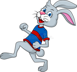 奔跑的兔子图片