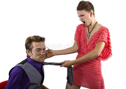 美女打男人耳光女人扇男友耳光照片