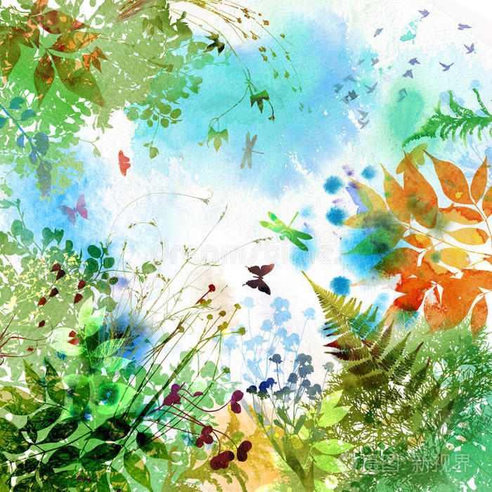 花卉春夏设计 水彩画插画 正版商用图片0mmmyz 摄图新视界 花卉春夏设计 水彩画插画 正版商用图片0mmmyz 摄图新视界