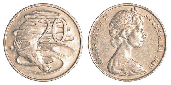 20澳元硬币照片