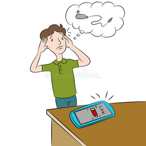 手机电量不足图片