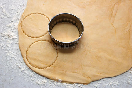 切果酱馅饼圈的金属切割机图片