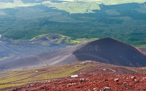 富士山斜坡图片