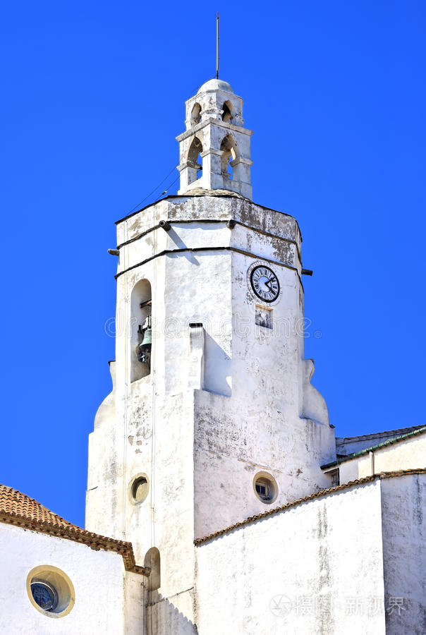 伊格莱西亚圣玛利亚教堂卡达克教堂，科斯塔布拉瓦，加泰罗尼亚