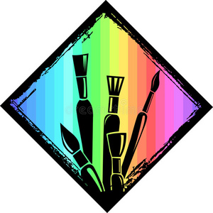 艺术调色板照片