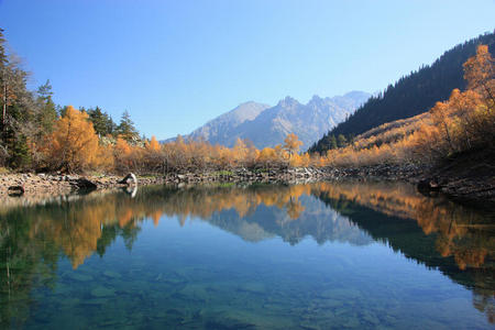 山景湖泊