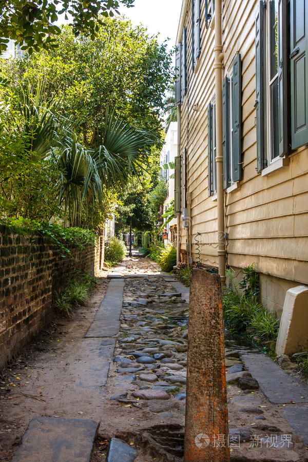 老木屋旁的小巷