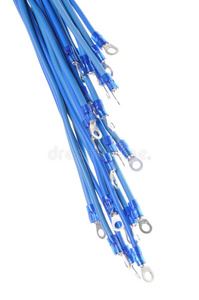 一套蓝色电缆