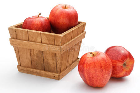 木箱鲜苹果