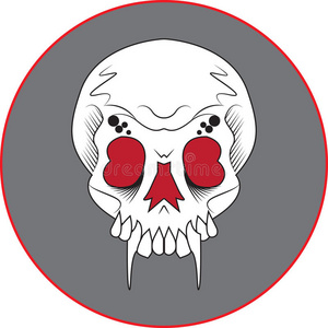 多彩的头骨图片