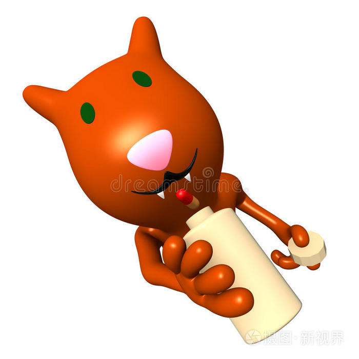 从瓶子里看雕猫吞丸