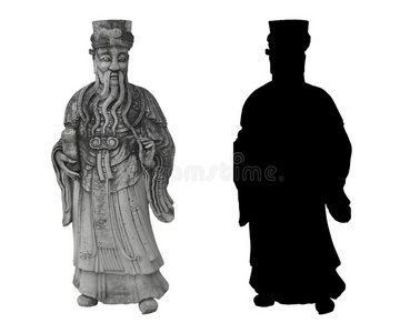 泰国老贵族雕像图片