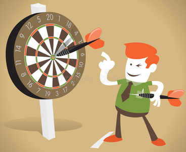 靶子插画-靶子手绘-靶子卡通图-摄图新视界