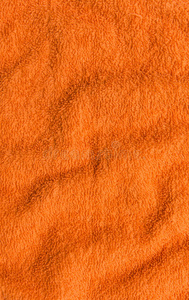橙色毛圈布背景图片