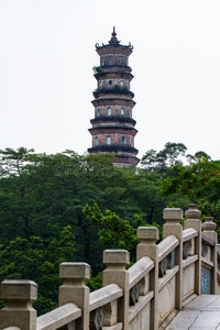 瓦特 历史 古老的 寺庙 旅行 公园 中国人 瓷器 池塘