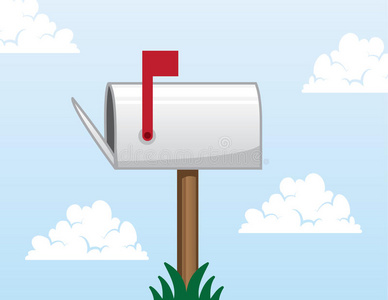 卡通邮箱图片-卡通邮箱素材-卡通邮箱插画-摄图新视界