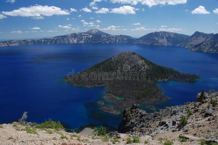 美国俄勒冈州火山口湖