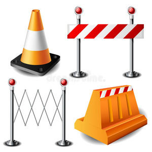 路障图片-路障素材-路障插画-摄图新视界