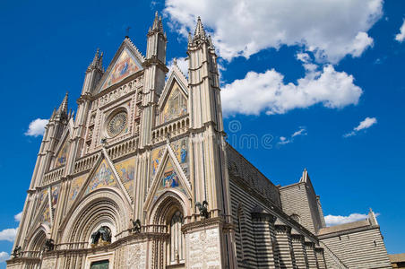 奥维多大教堂。乌姆比亚。意大利。