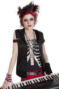 服装欧美摇滚图片