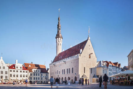 爱沙尼亚首都塔林市中心