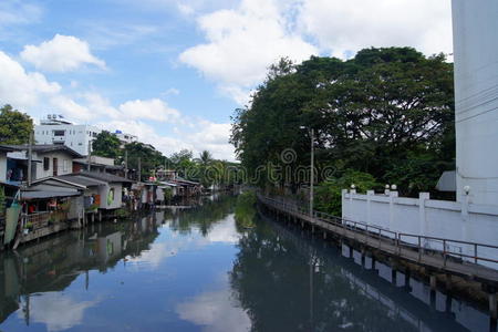 河流天空