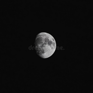 万圣节夜有月亮的黑夜
