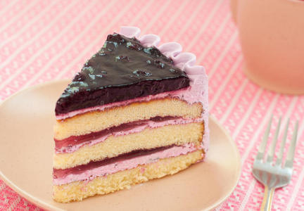 蓝莓层蛋糕
