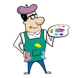 画板卡通艺术家照片