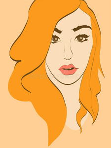 矢量图美女图片