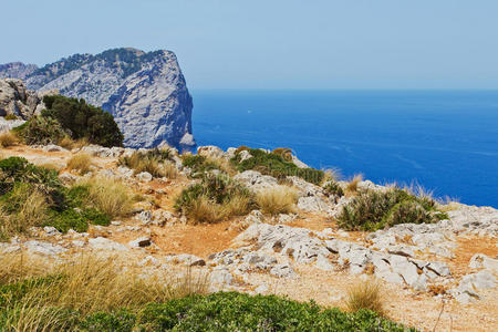 地中海的悬崖海岸