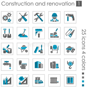 建筑和翻新图标1