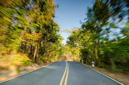 道路运动模糊效果图片