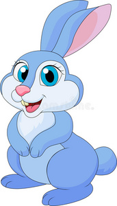 打猎卡通可爱的兔子卡通照片