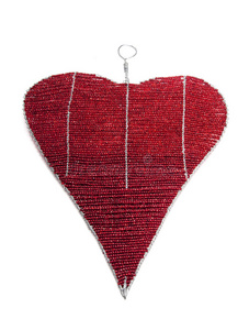 画像中巨大的红珠心红珠心与白相隔寺庙大门欧洲知更鸟珠心算红宝石